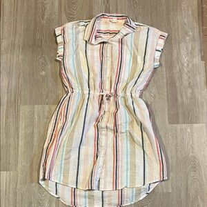 Japna Multicolor Striped Button-Down Shirt